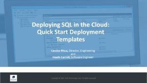 Deploying SQL Server on AWS